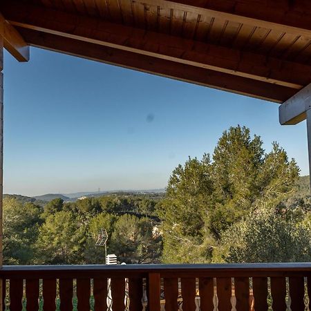 Casa De Madera En Calafell Exterior foto